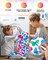 32-Color Fabric Markers Set - Permanent Fine Tip Art Pens, Child Safe & Non-Toxic for Canvas, Bags, T-Shirts, and Sneakers